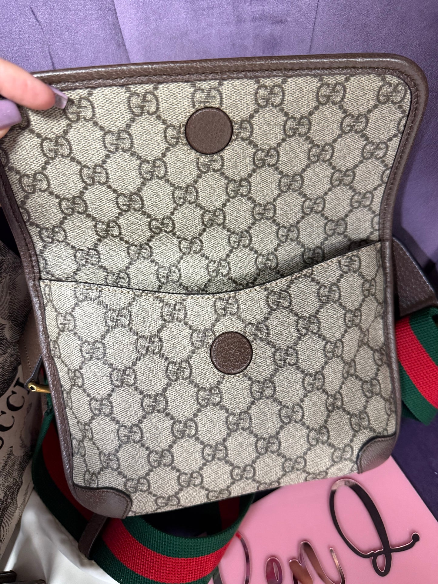 GUCCI MESSENGER BAG NEO VINTAGE DOUBLE FLAP
