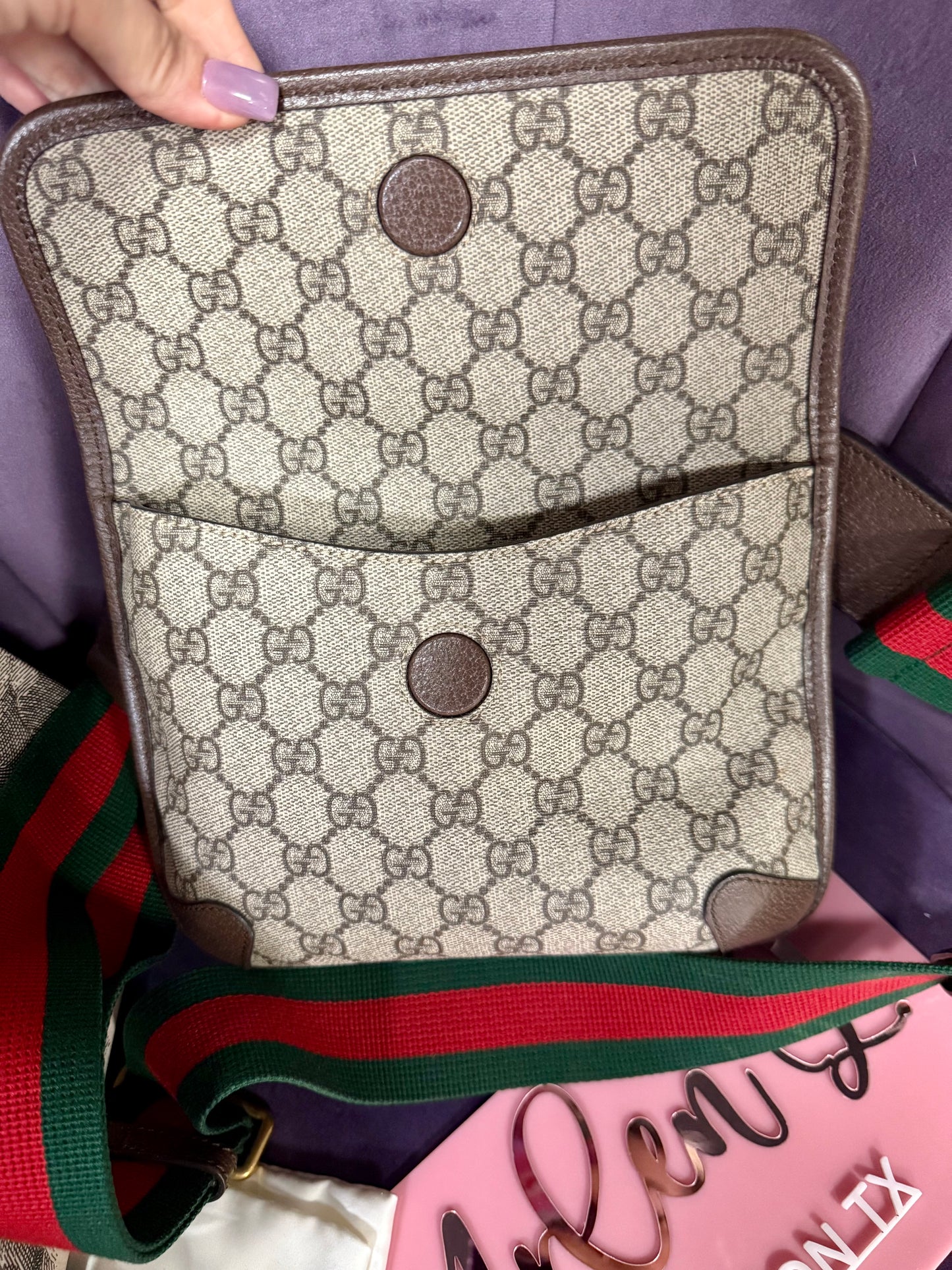 GUCCI MESSENGER BAG NEO VINTAGE DOUBLE FLAP