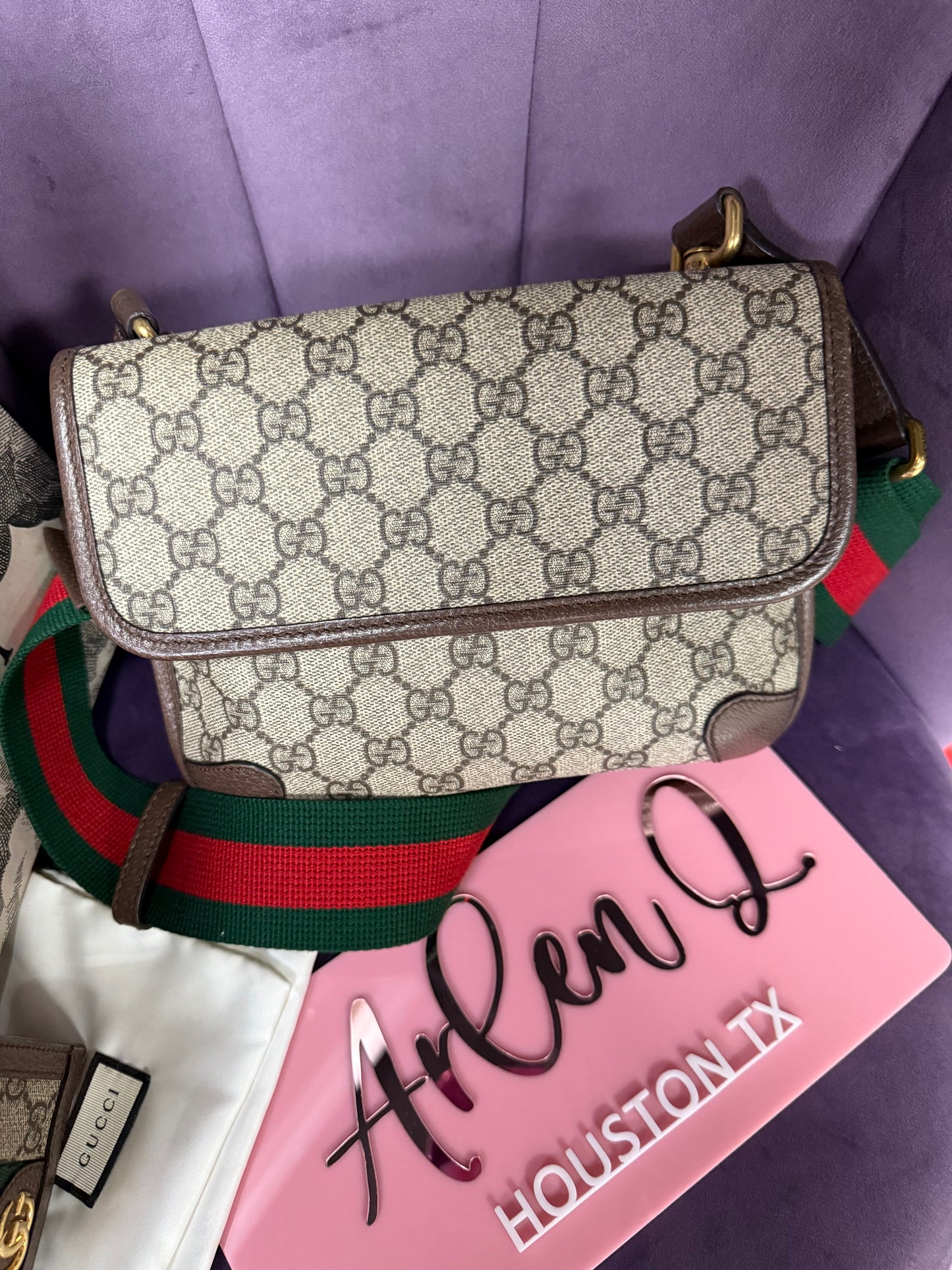 GUCCI MESSENGER BAG NEO VINTAGE DOUBLE FLAP