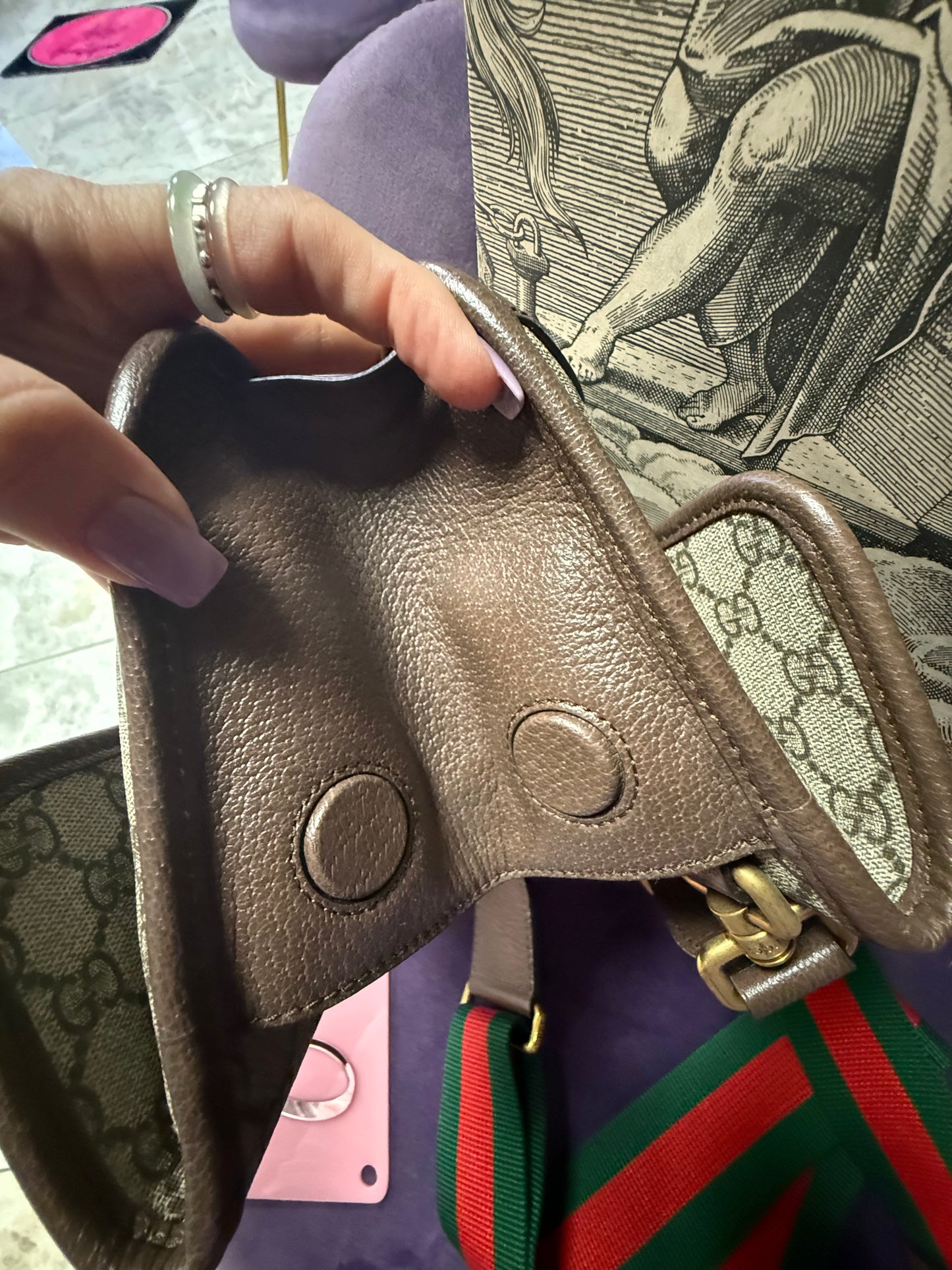 GUCCI MESSENGER BAG NEO VINTAGE DOUBLE FLAP