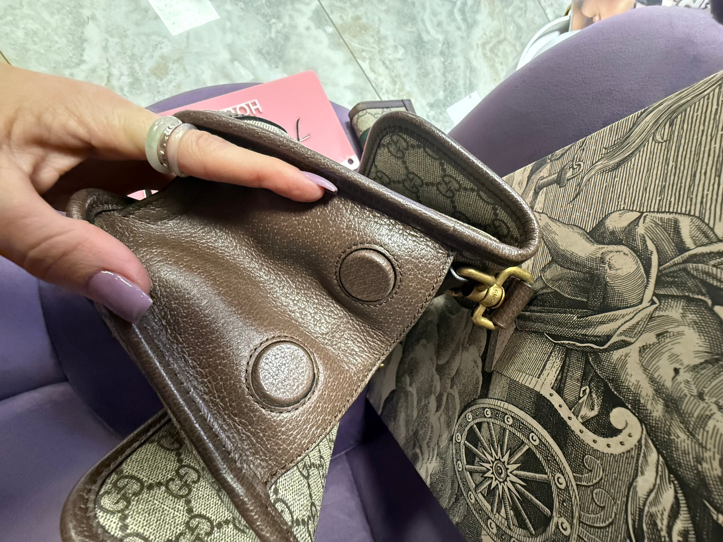 GUCCI MESSENGER BAG NEO VINTAGE DOUBLE FLAP