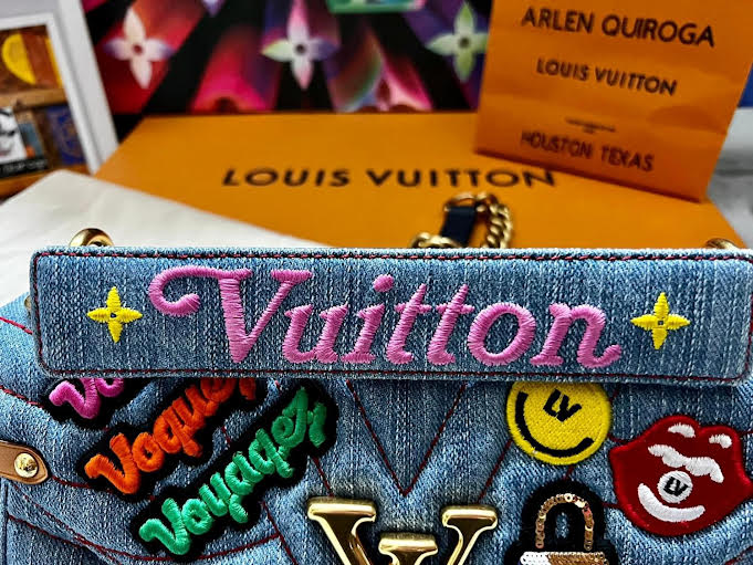 Louis Vuitton Wave patches Denim