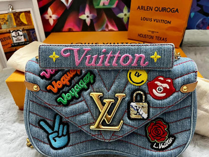 Louis Vuitton Wave patches Denim