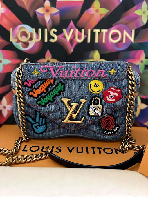 Louis Vuitton Wave patches Denim