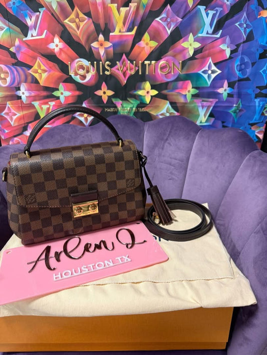 CROISETTE DAMIER EBANE