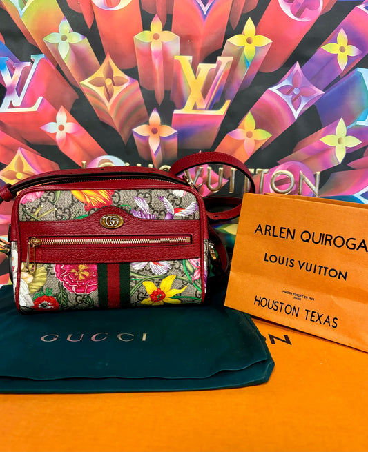 GUCCI FLORA CROSSBODY MINI BAG