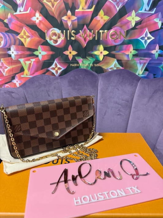 Felicie Pochette Damier Ebane