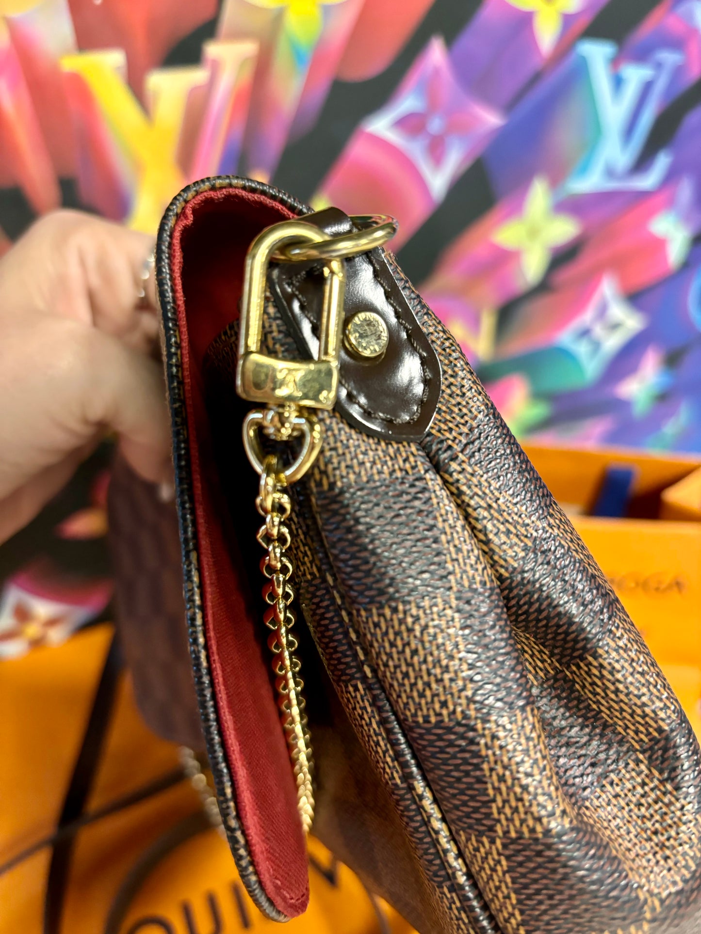 LV FAVORITE MM DAMIER EBANE